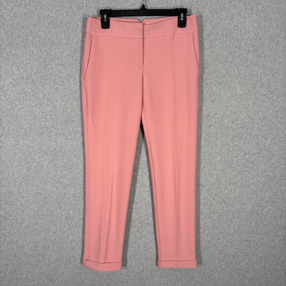 Loft Pants 0 Trouser Knit Marisa Cuffed Ankle Quiet Career Church Suit Soft Girl - Picture 1 of 12